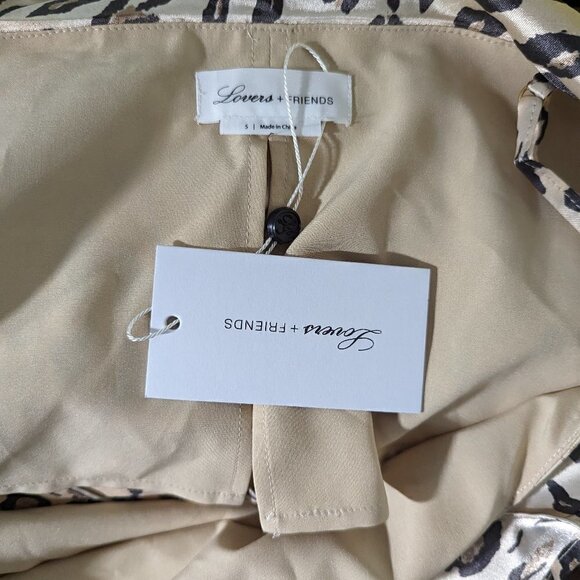 Lovers + Friends Cheetah Print Top With Duster S NWT - Picture 4 of 5